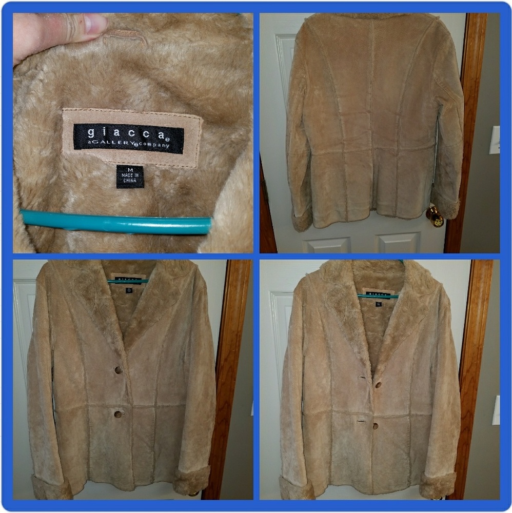 Suede coat